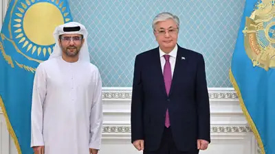 Президент Abu Dhabi Ports Group компаниясының басқарушы директорымен кездесті