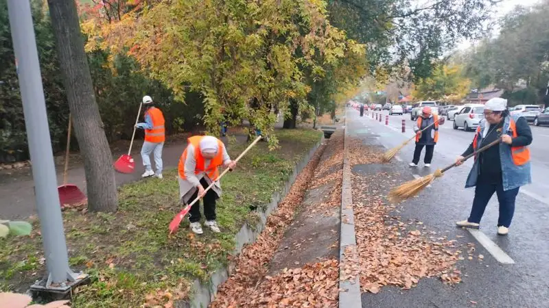 Алматы, жаңбыр, сурет - Zakon.kz жаңалық 24.10.2023 01:10