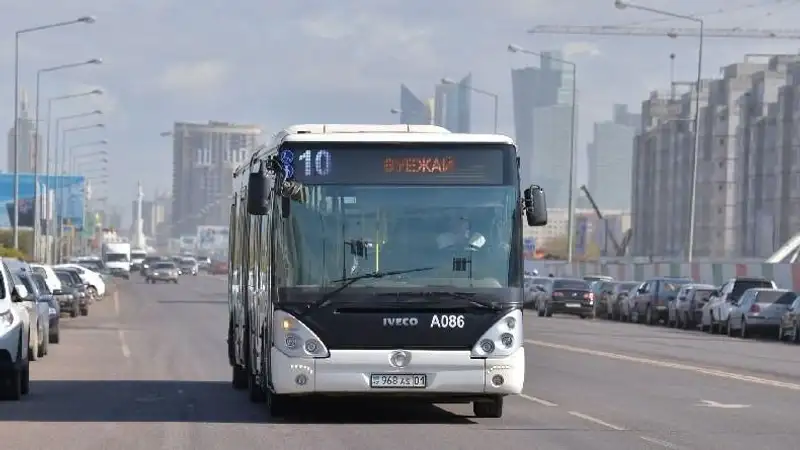Астана, автобус бағыты, сурет - Zakon.kz жаңалық 15.06.2023 13:27