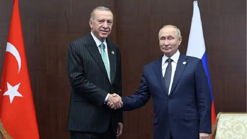 Путин мен Ердоған, сурет - Zakon.kz жаңалық 13.10.2022 16:17