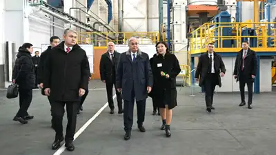 Президент Өскемен титан-магний комбинатына барды