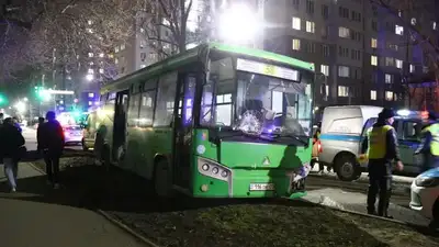 Автобус, Алматы, жол апаты