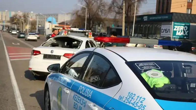 Полиция, жол апаты, Алматы, 24 наурыз, сурет - Zakon.kz жаңалық 24.03.2024 17:56