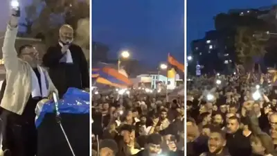 Полиция Ереван орталығында наразылық білдірушілерді ұстауға кірісті