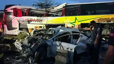 Түркияда автобусдың қатысуымен жол апаты орын алып, 11 адам қаза тапты