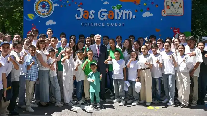 Jas Galym. Science Quest фестивалі, Алматы, Қасым-Жомарт Тоқаев, сурет - Zakon.kz жаңалық 01.06.2024 13:03