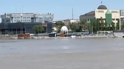 Атырауда Жайық өзенінің деңгейі су тасқыны кезінде алғаш рет төмендеді, сурет - Zakon.kz жаңалық 02.06.2024 11:28