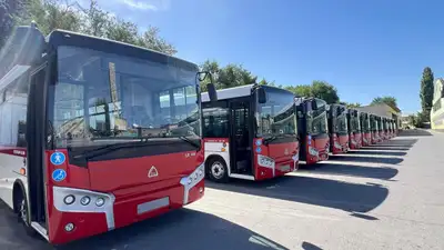 Таразда су жаңа 15 автобус пайдалануға берілді