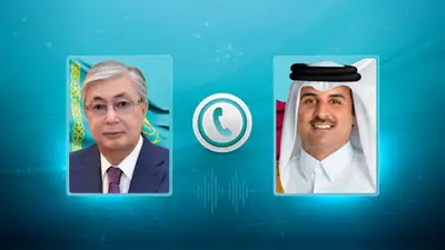 Телефон арқылы әңгімелесу, Қасым-Жомарт Тоқаев, Doha Forum 2024, Қатар Әмірі