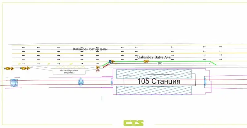 Астанадағы даңғылдың бірі 30 желтоқсанға дейін жартылай жабылды, сурет - Zakon.kz жаңалық 15.12.2024 09:57