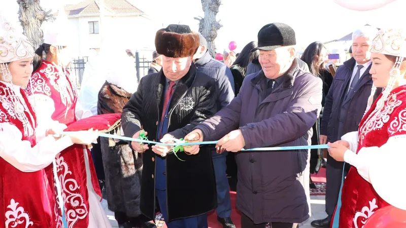 Жаңа жыл қарсаңында Жуалы ауданында әлеуметтік маңызы бар бірқатар нысандардың құрылысы аяқталып, пайдалануға берілді. , сурет - Zakon.kz жаңалық 30.12.2024 14:19