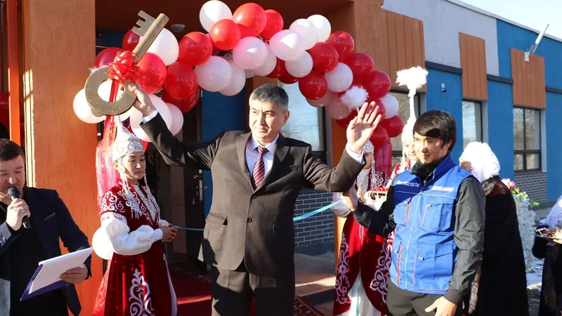 Жаңа жыл қарсаңында Жуалы ауданында әлеуметтік маңызы бар бірқатар нысандардың құрылысы аяқталып, пайдалануға берілді. , сурет - Zakon.kz жаңалық 30.12.2024 14:19