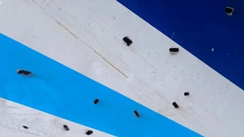 Azerbaijan Airlines ұшағынан табылған бөгде заттардың суреттері тарады