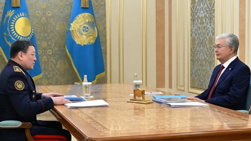 Мемлекет басшысы Ішкі істер министрі Ержан Сәденовті қабылдады