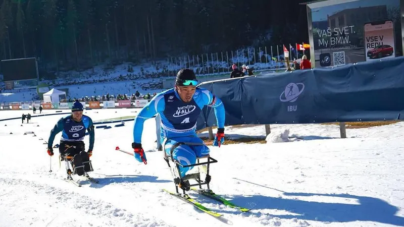 Ербол Хамитов - пара биатлоннан әлем чемпионы