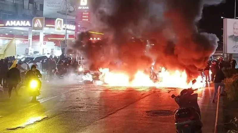 Бейрутта наразылық акциялары басталды