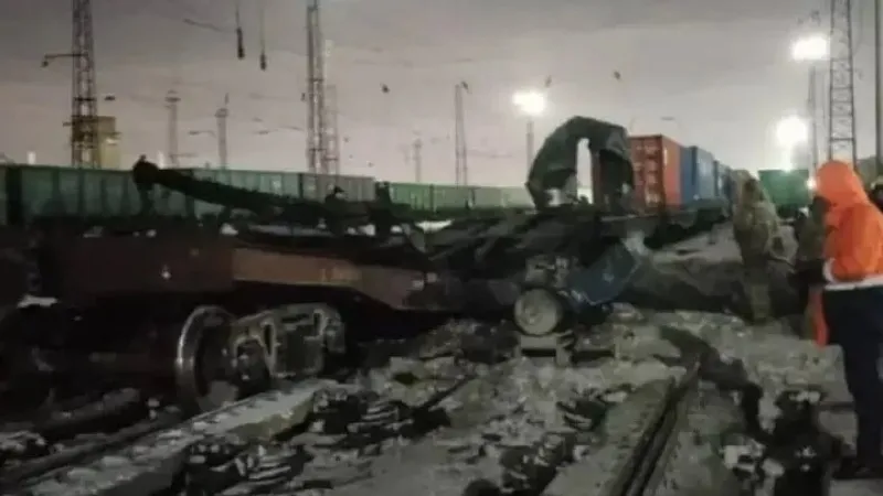 "Астана" теміржол станциясында контейнер жарылды