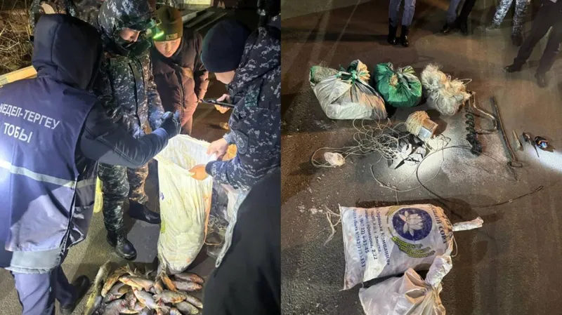 Атырауда заңсыз қарабалық тасымалдаған күдіктілер ұсталды