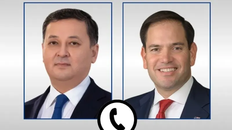 Мұрат Нұртілеудің Марко Рубиомен телефон арқылы сөйлесуі: Мәліметтерді ҚР Сыртқы істер министрлігі айтты