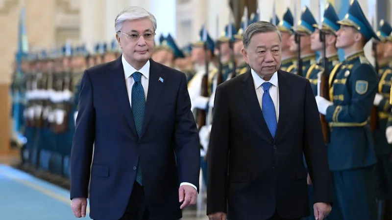 "Ақорда" резиденциясында То Ламды қарсы алу рәсімі өтті