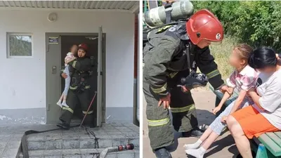 Құтқару, Қостанай, өрт сөндірушілер, екі бала , сурет - Zakon.kz жаңалық 11.06.2025 21:16