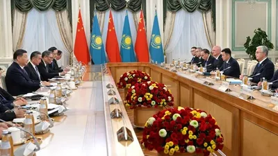 Келіссөз, Қазақстан, Қытай, Ақорда, сурет - Zakon.kz жаңалық 16.06.2025 19:07