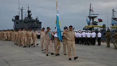 Ақтауда Қазақстан мен Әзербайжанның «Каспий самалы-2025» әскери-теңіз жаттығулары аяқталды, сурет - Zakon.kz жаңалық 19.06.2025 16:30