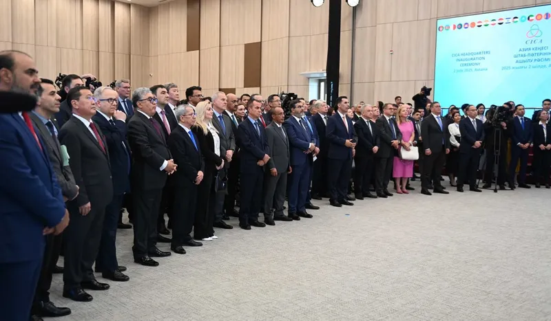 Ресми шара, Астана, Тоқаев, Мемлекет басшысы, АӨСШК, штаб-пәтері, сурет - Zakon.kz жаңалық 02.07.2025 17:57