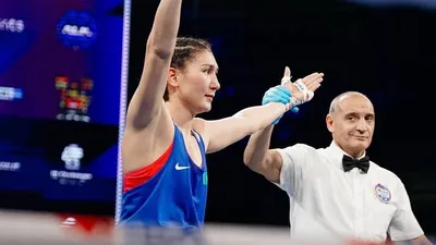 Бокс, елордадағы Әлем кубогы, Аида Әбікеева, алғашқы жекпе-жек , сурет - Zakon.kz жаңалық 02.07.2025 21:23