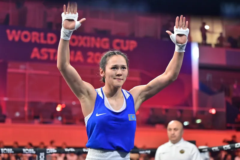 Алуа Балқыбекова бокстан Астанадағы Әлем кубогының жартылай финалында жеңіске жетті