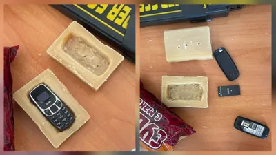 Қызылордада жазасын өтеушіге кір сабын ішіне телефон жасырып өткізбек болған күдікті анықталды, сурет - Zakon.kz жаңалық 17.07.2025 12:11