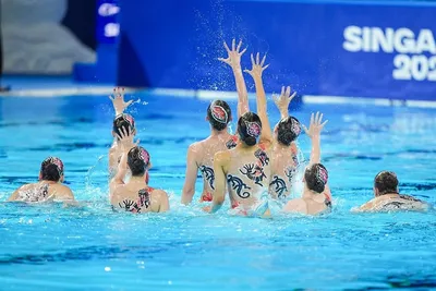 Қазақстан құрамасы әртістік жүзуден командалық сайыста үздік ондыққа енді, сурет - Zakon.kz жаңалық 20.07.2025 20:38