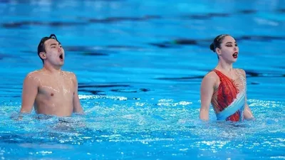 Әртістік жүзу, әлем чемпионаты, Эдуард Ким, Наргиза Болатова, үздік ондық , сурет - Zakon.kz жаңалық 23.07.2025 19:26