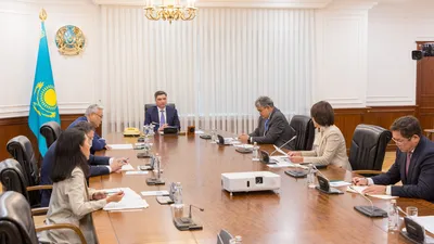 Отырысқа Премьер-Министрдің орынбасары Ермек Көшербаев, Денсаулық сақтау министрлері Ақмарал Әлназарова, Ішкі істер министрі Ержан Сәденов және Әділет вице-министрі Лаура Мерсәлімова қатысты., сурет - Zakon.kz жаңалық 23.07.2025 13:18