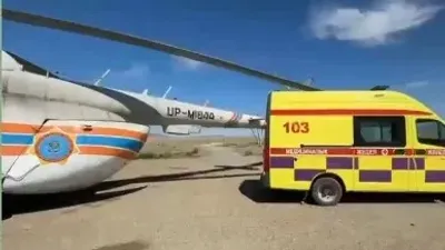 Науқас әйел шұғыл түрде тікұшақпен Өскемендегі ауруханаға жеткізілді, сурет - Zakon.kz жаңалық 24.07.2025 20:52