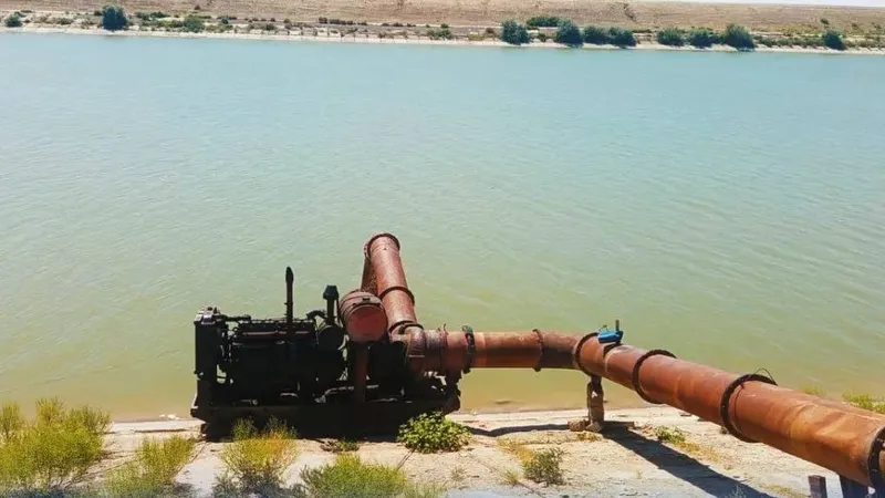 Сырдария өзенінен заңсыз су тартқан 9 насос қондырғысы анықталды