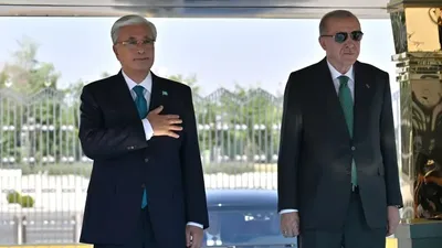 Қарсы алу рәсімі, Түркия, Тоқаев, Ердоған, сурет - Zakon.kz жаңалық 29.07.2025 19:37