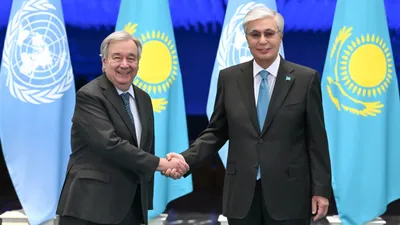 Келіссөз, Қасым-Жомарт Тоқаев, БҰҰ Бас хатшысы, Антониу Гутерриш, сурет - Zakon.kz жаңалық 03.08.2025 13:16