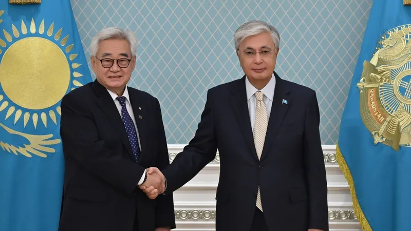 Президент Бүкіләлемдік таеквондо федерациясының президентін қабылдады