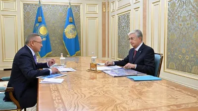 Президент Жетісу облысының әкімі Бейбіт Исабаевты қабылдады, сурет - Zakon.kz жаңалық 14.08.2025 15:31