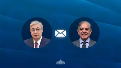Мемлекет басшысы Пәкістан Премьер-министрі Шахбаз Шарифті құттықтады, сурет - Zakon.kz жаңалық 14.08.2025 10:04