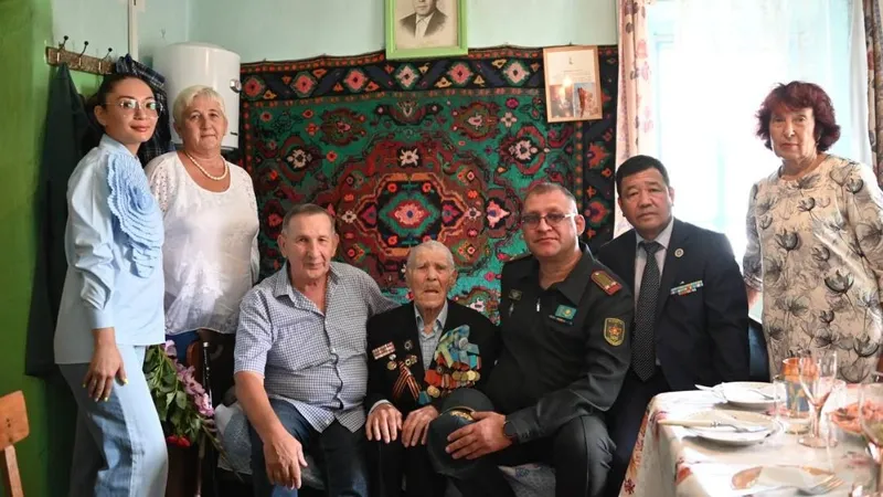 Өскеменде ҰОС ардагері 99 жасқа толды