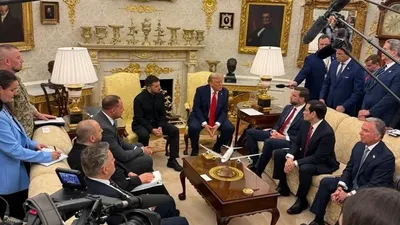 Кездесу, Ақ үй, Дональд Трамп, Владимир Зеленский, сурет - Zakon.kz жаңалық 18.08.2025 22:43