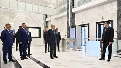 Астана қаласы бойынша ҰҚК департаментінің жаңа ғимаратына барды, сурет - Zakon.kz жаңалық 19.08.2025 13:03