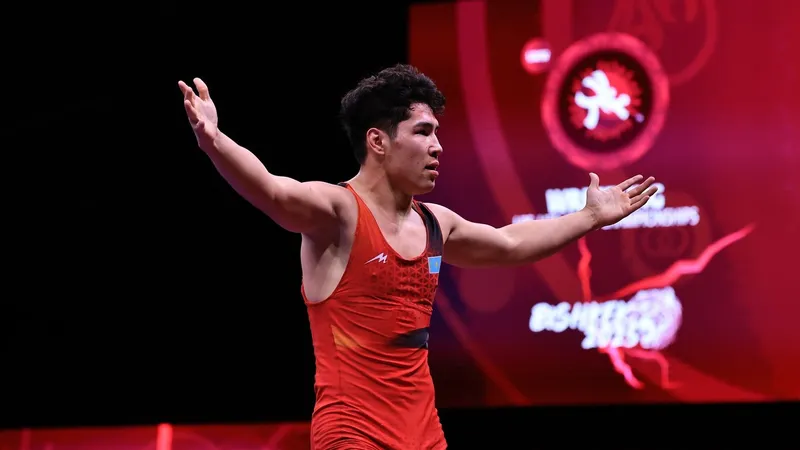 Диас Сейітқалиев грек-рим күресінен U20 әлем чемпионатының жартылай финалына жолдама алды