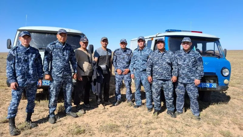 Ұлытау облысында полиция адасып кеткен екі азаматты аман-есен тапты