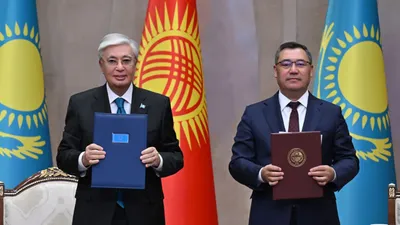 Қазақстан мен Қырғызстан  мемлекеттері басшыларының Бірлескен мәлімдемесі қабылданды, сурет - Zakon.kz жаңалық 22.08.2025 13:15