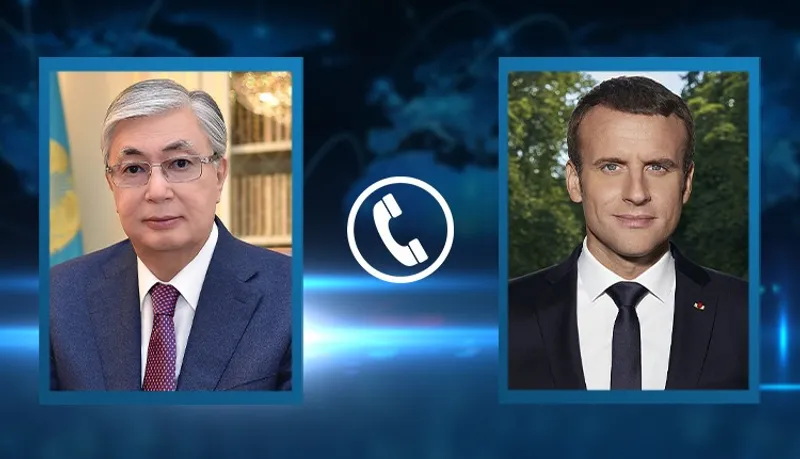 Тоқаев Макронмен телефон арқылы сөйлесті