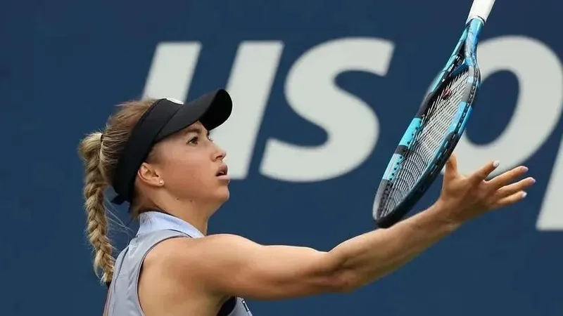 Қазақстанның екінші ракеткасы ресейлік спортшыға есе жіберіп, US Open турнирінен шығып қалды