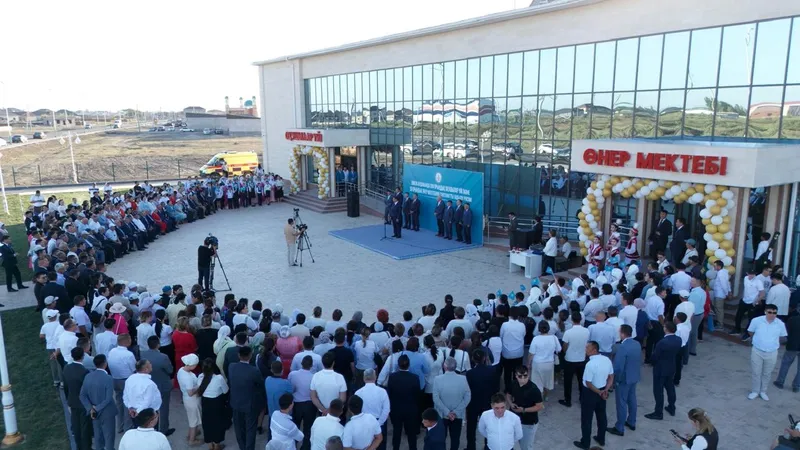 Қызылорда облысының Шиелі ауданында "Оқушылар үйі мен өнер мектебі" ашылды